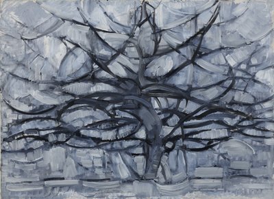 A árvore cinzenta, 1911 de Piet Mondrian